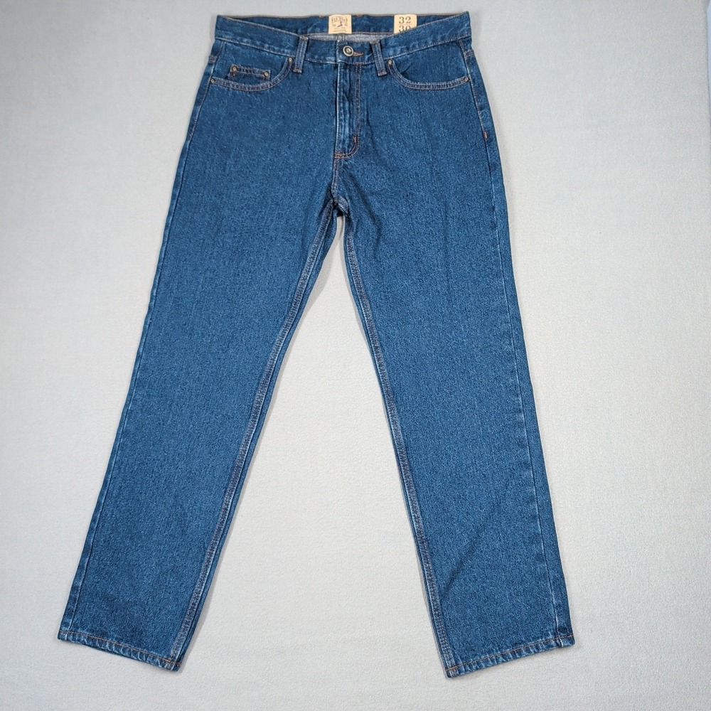 RedHead Jeans Mens 32x30 Blue Classic Fit Denim Straight Leg Outdoor Workwear